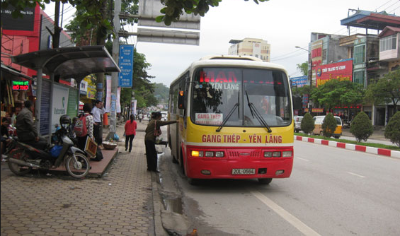 Cac tuyen xe bus Thai Nguyen moi nhat