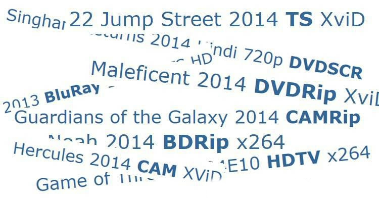 Blu-Ray, HD (HD 720p, HD 1080p), m-720p, m-HD, t-HD