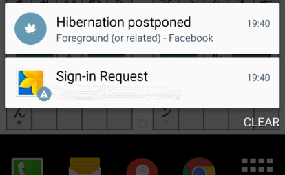 sign-in request Samsung disable